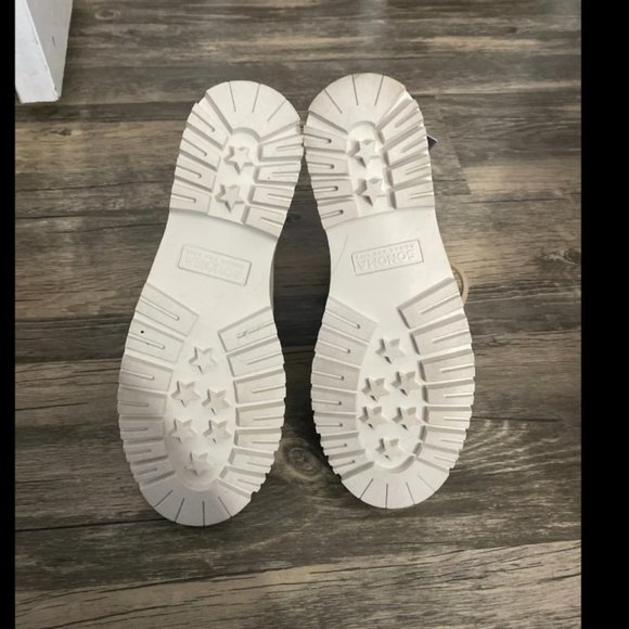 Size women's 6 cream colored Oleen boots, winter boots, water repellent shoes - Picture 5 of 5